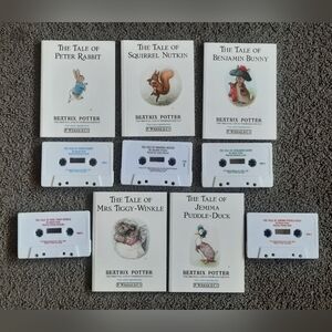 Vintage Beatrix Potter Books & Cassettes